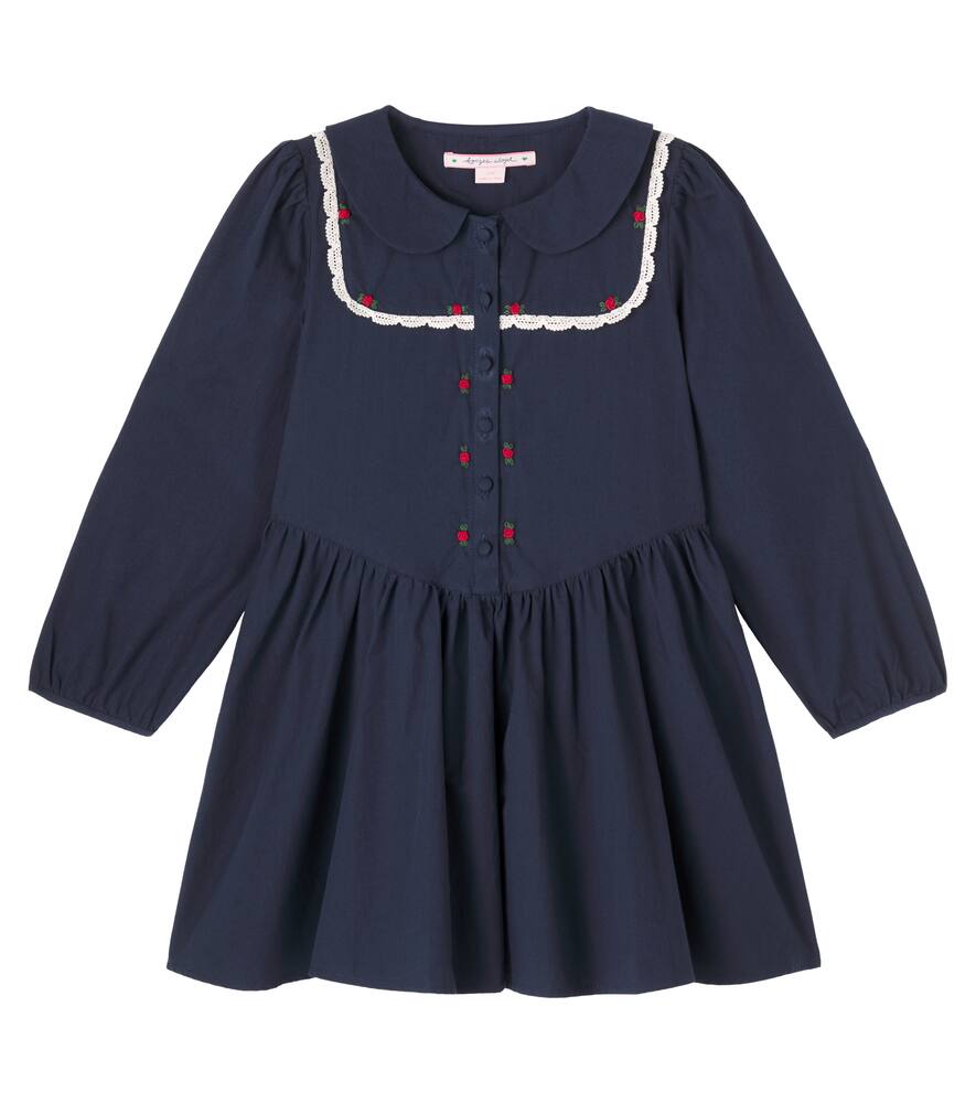 Вышитое хлопковое платье Emmy Konges Sløjd, Dark Navy
Вышитое хлопковое платье Emmy Konges Sløjd, Dark Navy