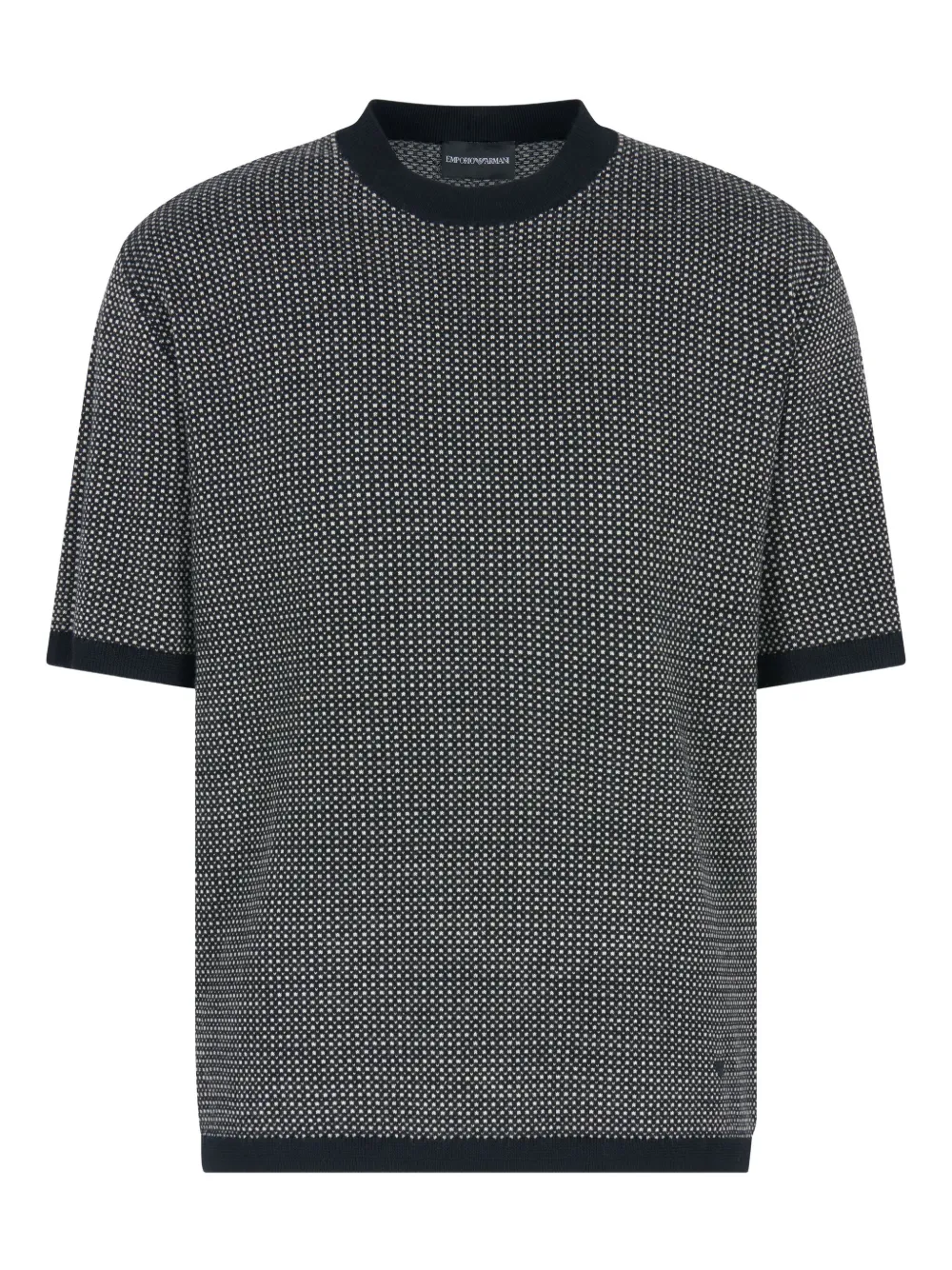 Пуловер с короткими рукавами и узором EMPORIO ARMANI, черный
Пуловер с короткими рукавами и узором EMPORIO ARMANI, черный