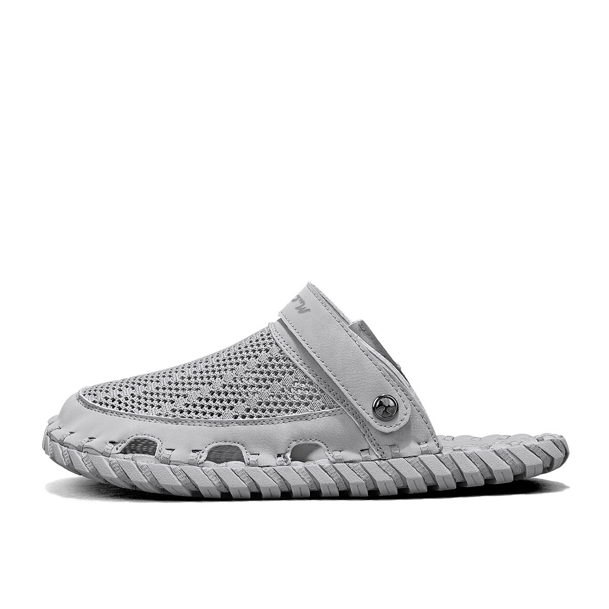 Mulinsen Мужские серые противоскользящие тапочки с закрытым носком, цвет Gray
Mulinsen Мужские серые противоскользящие тапочки с закрытым носком, цвет Gray