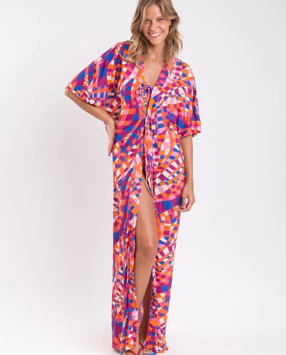 Длинное пляжное платье с принтом Río de Sol, мультиколор
Длинное пляжное платье с принтом Río de Sol, мультиколор