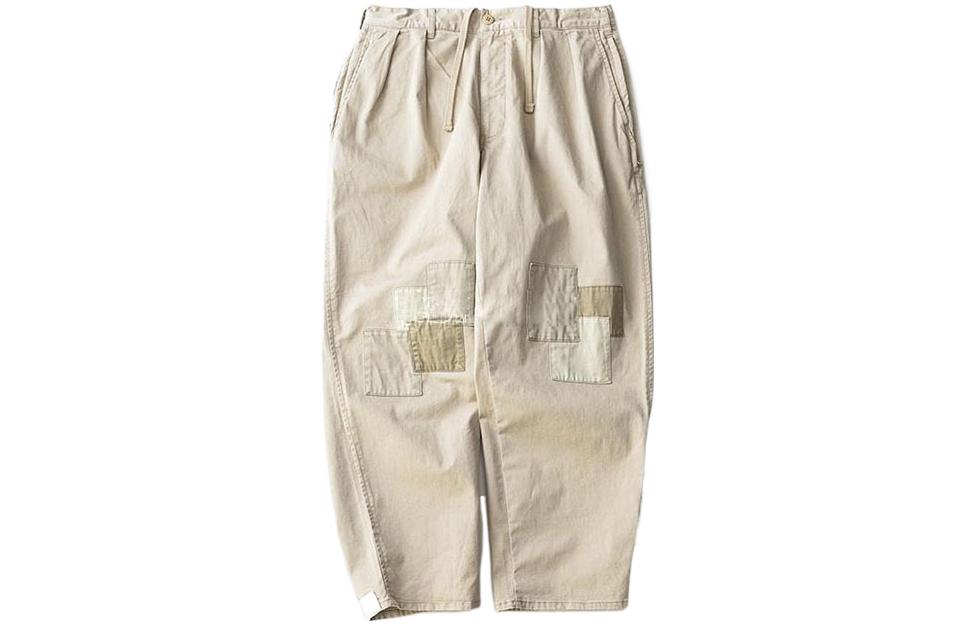 Beams Мужские повседневные брюки цвета хаки средней ширины
Beams Мужские повседневные брюки цвета хаки средней ширины