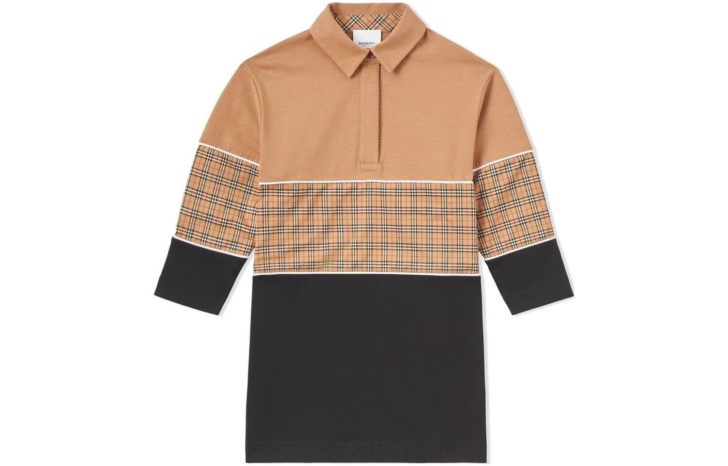 Детское платье Burberry Kids, цвет Camel 
Детское платье Burberry Kids, цвет Camel