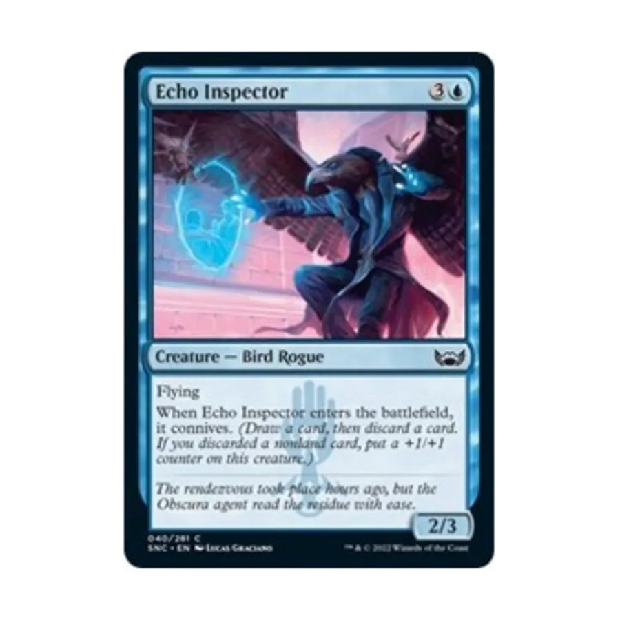 CCG Эхо-инспектор (К), MTG - Streets of New Capenna
CCG Эхо-инспектор (К), MTG - Streets of New Capenna