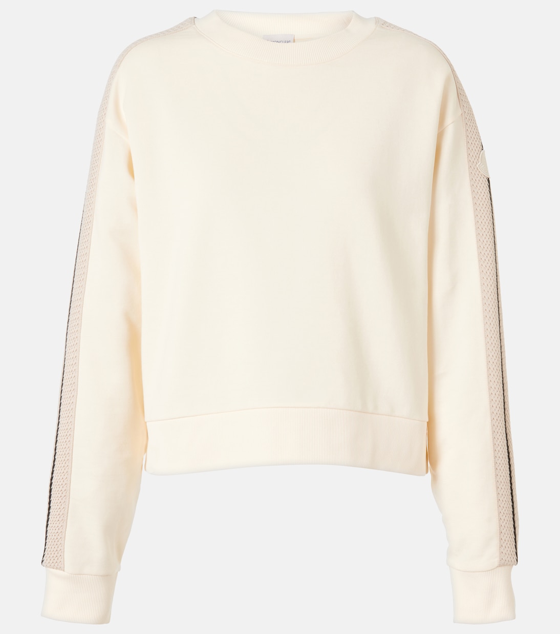 Хлопковый джерси свитшот Moncler, 034 - White
Хлопковый джерси свитшот Moncler, 034 - White