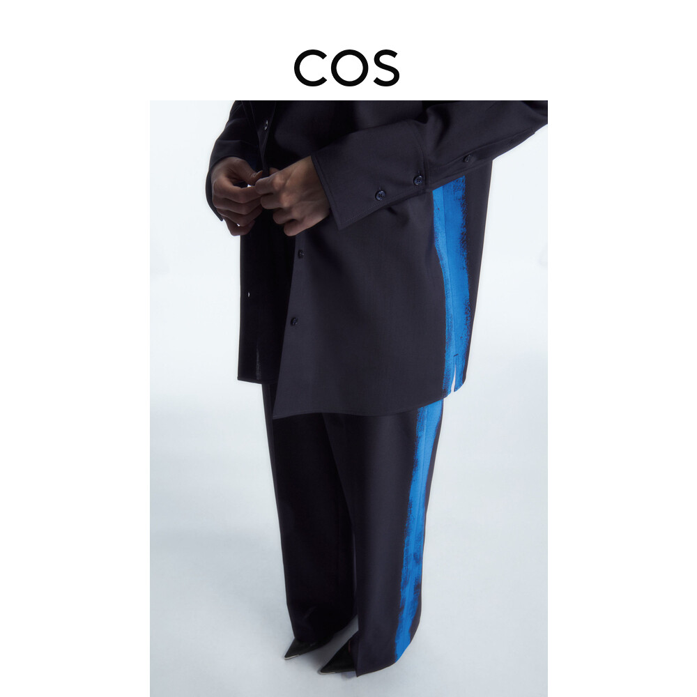 Брюки женские Cos с начесом, темно-синий
Брюки женские Cos с начесом, темно-синий