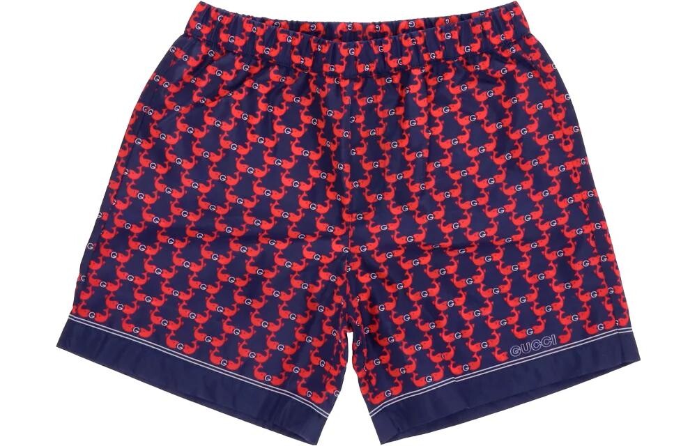 Детский детский купальник Gucci, синий 
Детский детский купальник Gucci, синий