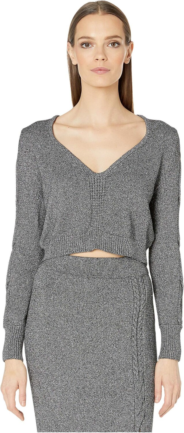 Топ Cushnie Long Sleeved Knit Top with Curved Neckline and Cab, цвет Gunmetal/Silver
Топ Cushnie Long Sleeved Knit Top with Curved Neckline and Cab, цвет Gunmetal/Silver