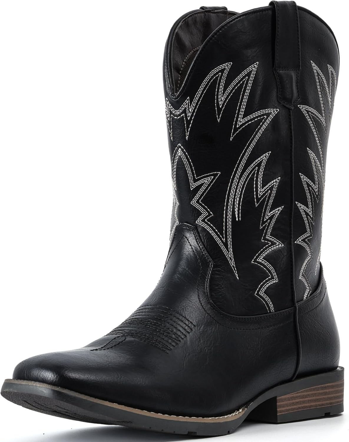 Мужские ковбойские сапоги IUV с квадратным носком, вестерн сапоги, прочные классические вышитые сапоги на подъем, противоскользящие деревенские сапоги, черный
Мужские ковбойские сапоги IUV с квадратным носком, вестерн сапоги, прочные классические вышитые сапоги на подъем, противоскользящие деревенские сапоги, черный