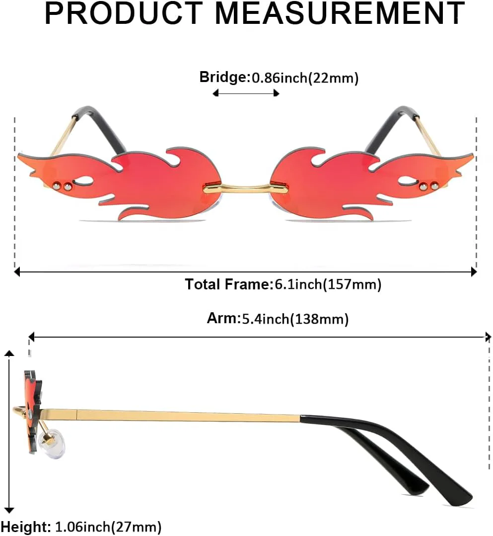 Солнцезащитные очки «Пламя», стильные, крутые, фестивальные очки для женщин и мужчин на Хэллоуин, дьявольские очки, готические, вампирские аксессуары VEOFEMLEA
Солнцезащитные очки «Пламя», стильные, крутые, фестивальные очки для женщин и мужчин на Хэллоуин, дьявольские очки, готические, вампирские аксессуары VEOFEMLEA