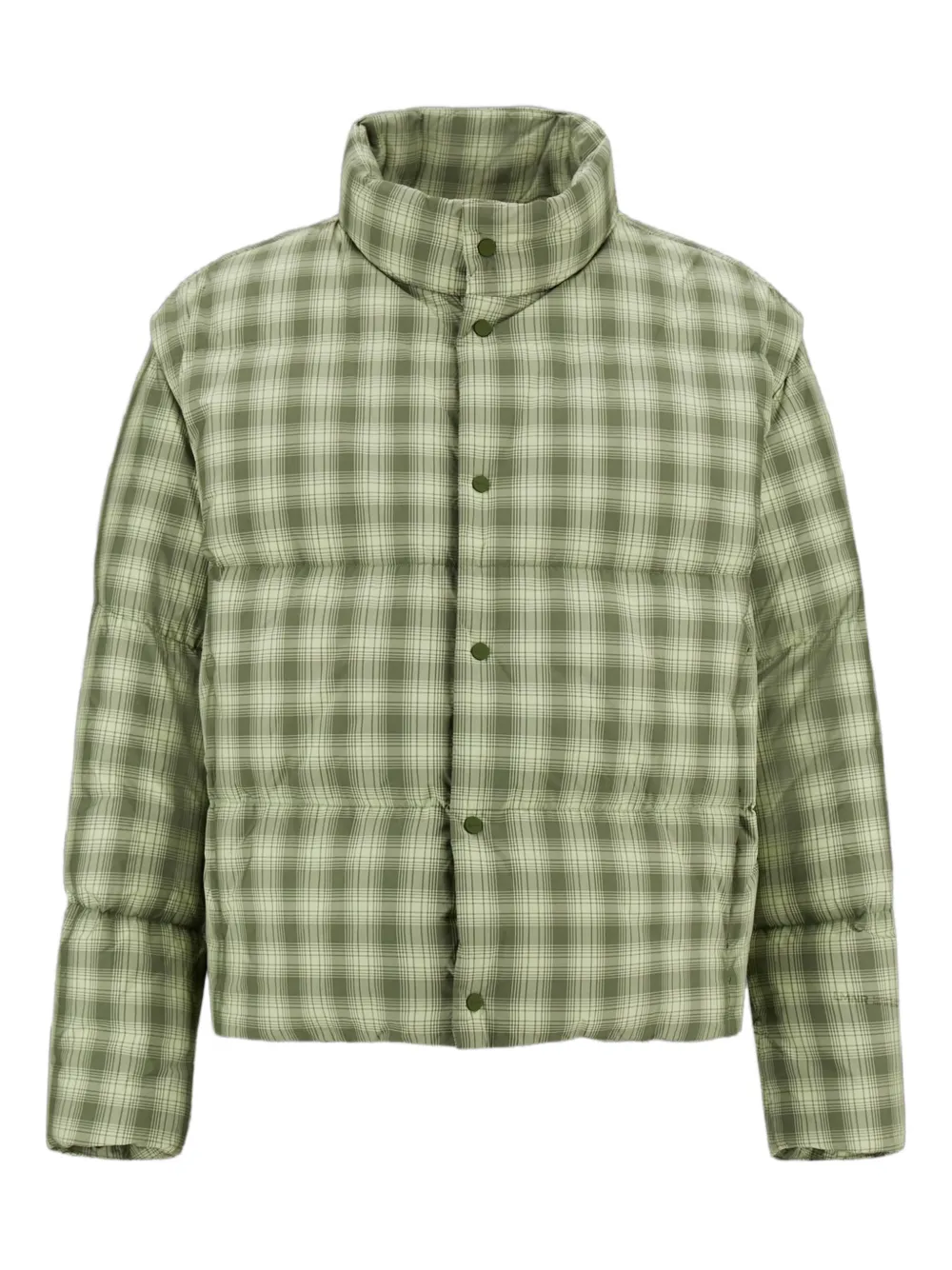 Пуховик в клетку Herno, зеленый
Пуховик в клетку Herno, зеленый