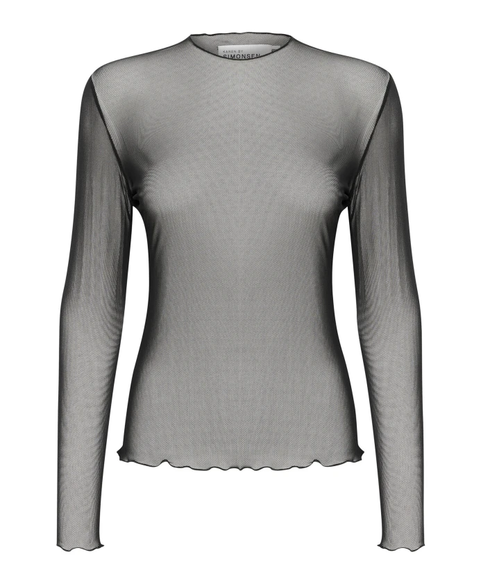 Простой сетчатый топ с длинными рукавами. Karen By Simonsen, черный
Простой сетчатый топ с длинными рукавами. Karen By Simonsen, черный