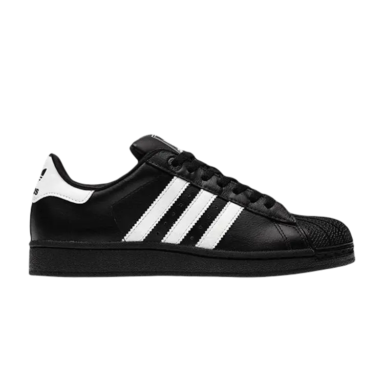 Кроссовки adidas Superstar 2 J 'Black White' 2012, черный 
Кроссовки adidas Superstar 2 J 'Black White' 2012, черный