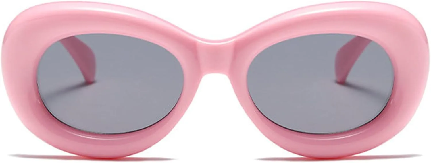 Willochra Y2K Женские модные овальные солнцезащитные очки конфетных цветов Ретро Мужские дизайнерские трендовые панк круглые солнцезащитные очки для улицы F25, Pink
Willochra Y2K Женские модные овальные солнцезащитные очки конфетных цветов Ретро Мужские дизайнерские трендовые панк круглые солнцезащитные очки для улицы F25, Pink