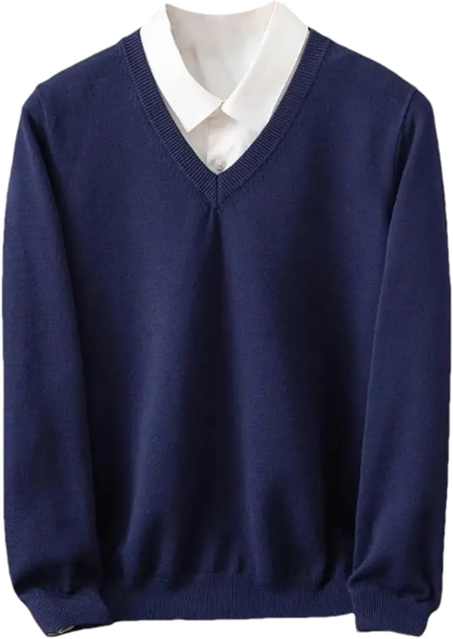 Мужской свитер V-образный вырез с аппликацией длинные рукава slim fit теплый вязаный
Мужской свитер V-образный вырез с аппликацией длинные рукава slim fit теплый вязаный