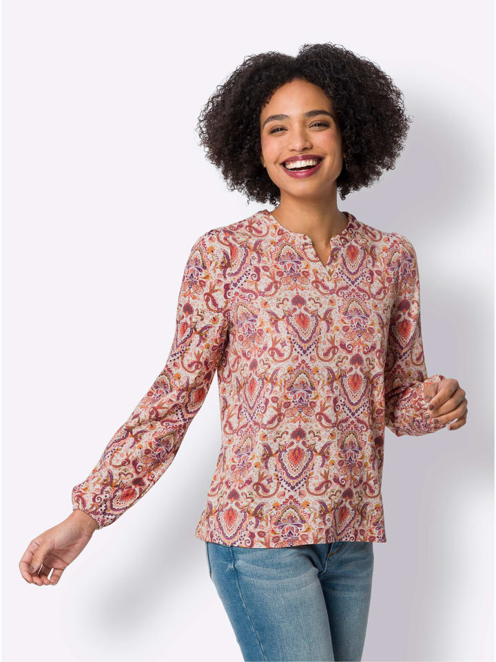 Блузка-рубашка с принтом цвета слоновой кости и вереска Heine
Блузка-рубашка с принтом цвета слоновой кости и вереска Heine