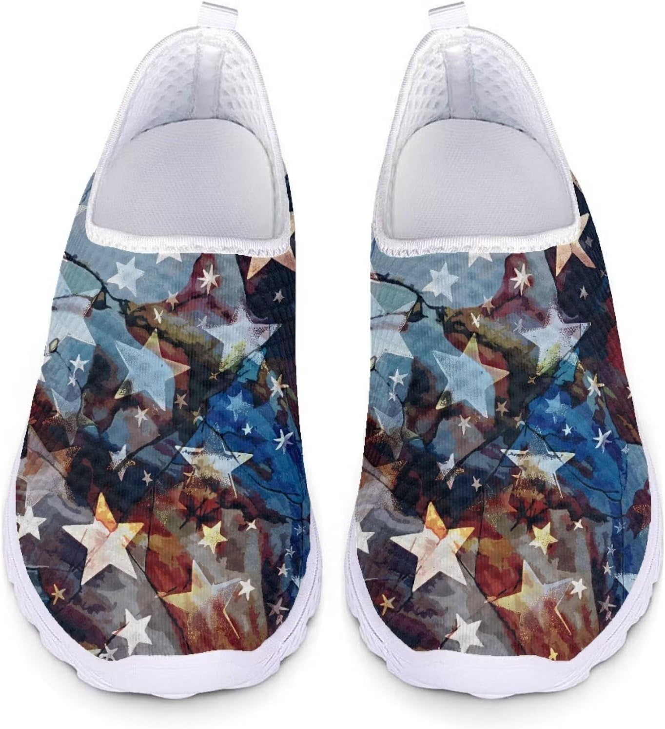 Кроссовки для ходьбы для женщин и мужчин, спортивные кроссовки, плоская сетчатая обувь, дышащие кроссовки Xixirimido, Us Flag Star
Кроссовки для ходьбы для женщин и мужчин, спортивные кроссовки, плоская сетчатая обувь, дышащие кроссовки Xixirimido, Us Flag Star