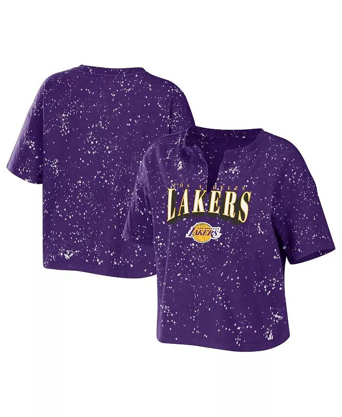 Женская фиолетовая футболка Los Angeles Lakers Bleach Splatter Notch Neck WEAR by Erin Andrews
Женская фиолетовая футболка Los Angeles Lakers Bleach Splatter Notch Neck WEAR by Erin Andrews