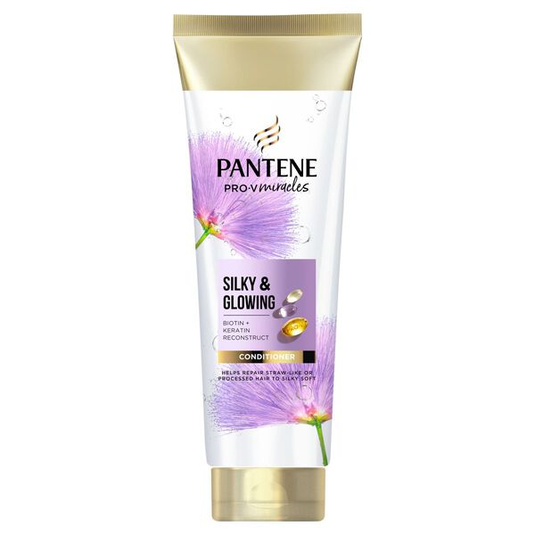 Кондиционер для волос с биотином и кератином, 160 мл Pantene Pro-V miracles silky&glowing
Кондиционер для волос с биотином и кератином, 160 мл Pantene Pro-V miracles silky&glowing