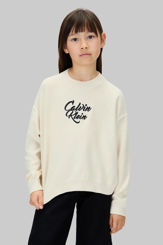 Детский свитер Calvin Klein Jeans, бежевый
Детский свитер Calvin Klein Jeans, бежевый