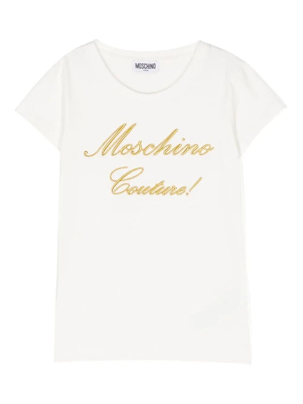 Футболка с вышитым логотипом Moschino Kids, белый
Футболка с вышитым логотипом Moschino Kids, белый