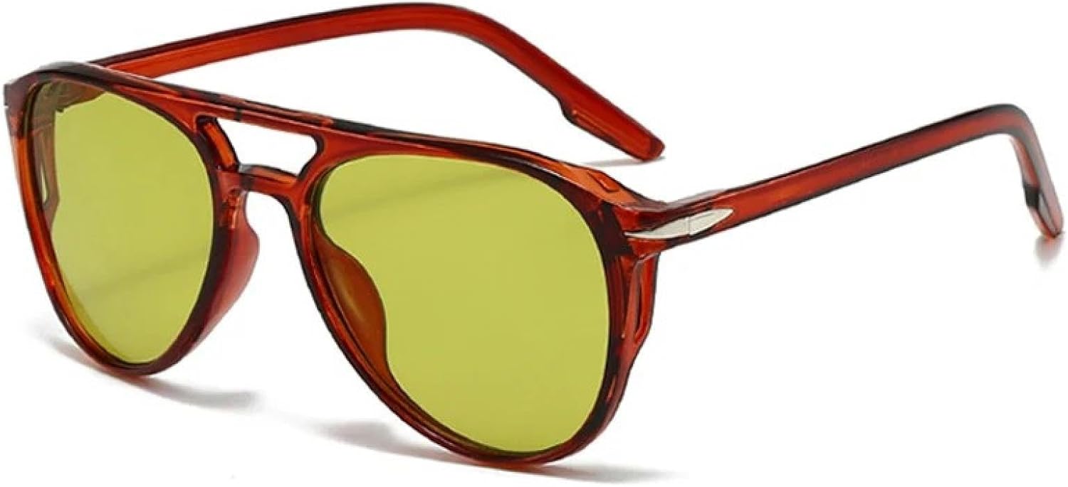 Модные женские солнцезащитные очки с двойной перемычкой, роскошные мужские солнцезащитные очки в стиле ретро с заклепками, защита от УФ-излучения UV400 TVTBBVV, Red Brown Green
Модные женские солнцезащитные очки с двойной перемычкой, роскошные мужские солнцезащитные очки в стиле ретро с заклепками, защита от УФ-излучения UV400 TVTBBVV, Red Brown Green