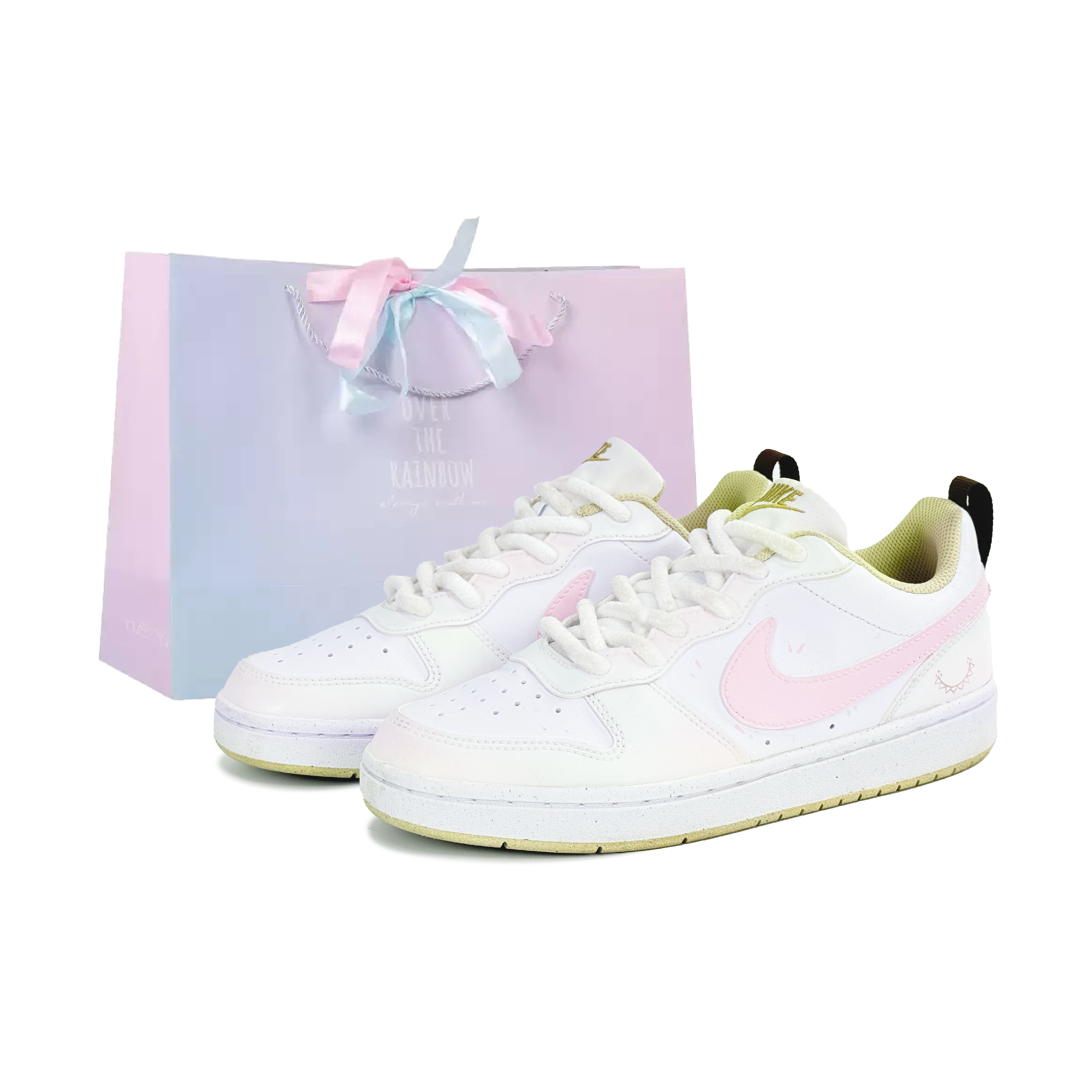 Кроссовки для скейтбординга Court Borough Happy Elves с противоскользящим покрытием, износостойкие, низкие, для детей и подростков Nike, розовый
Кроссовки для скейтбординга Court Borough Happy Elves с противоскользящим покрытием, износостойкие, низкие, для детей и подростков Nike, розовый