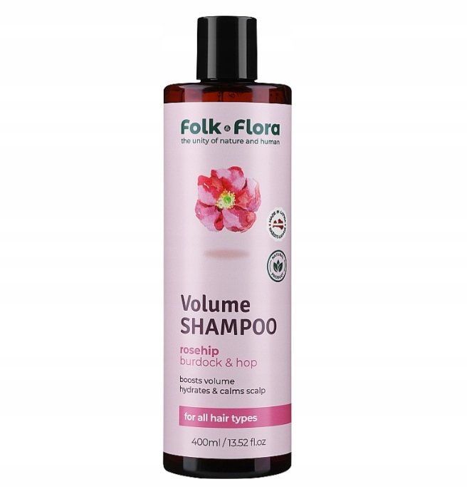 FOLK&FLORA Шампунь для придания объема, 400 мл
FOLK&FLORA Шампунь для придания объема, 400 мл