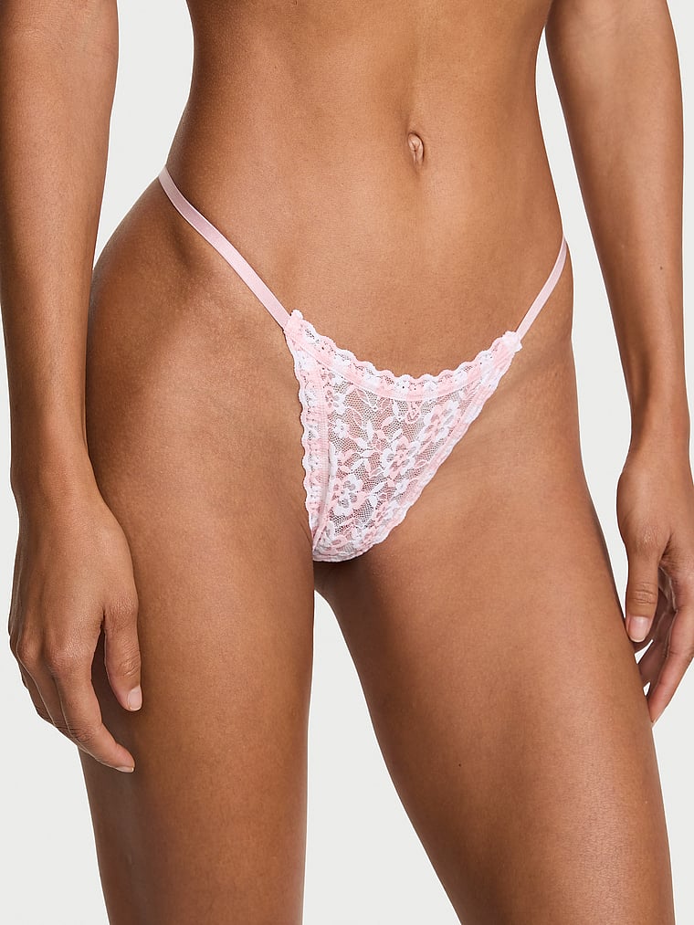 Кружевные трусики-стринги The Lacie, lace pretty blossom stripes
Кружевные трусики-стринги The Lacie, lace pretty blossom stripes