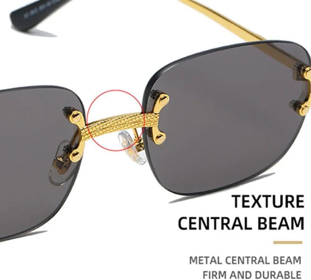 Популярные маленькие прямоугольные солнцезащитные очки в стиле ретро, без оправы, с зеркальным покрытием, защита от УФ-излучения UV400 MUTYNE, Blue Mirror
Популярные маленькие прямоугольные солнцезащитные очки в стиле ретро, без оправы, с зеркальным покрытием, защита от УФ-излучения UV400 MUTYNE, Blue Mirror