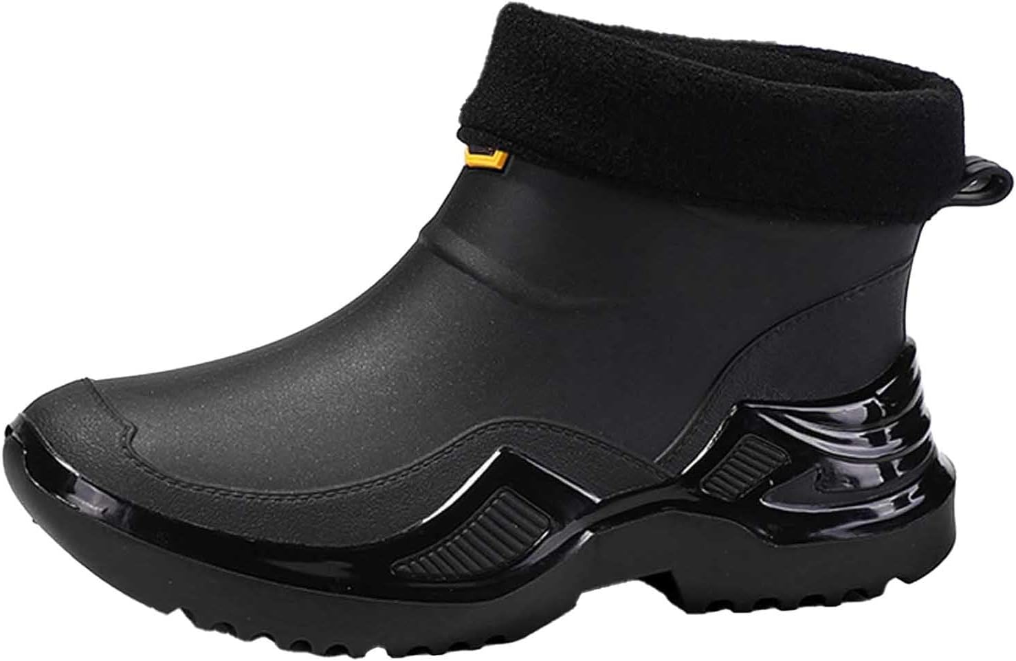 Мужские модные короткие резиновые сапоги с утолщенной подошвой для максимального комфорта и стильного образа на улице в любую погоду Generic, черный
Мужские модные короткие резиновые сапоги с утолщенной подошвой для максимального комфорта и стильного образа на улице в любую погоду Generic, черный