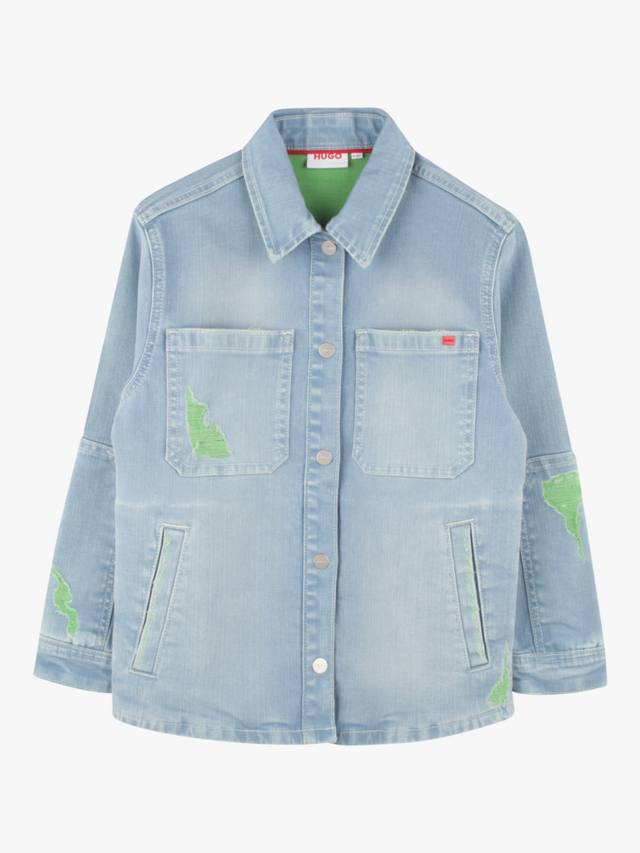Детская джинсовая рубашка HUGO HUGO BOSS, Bleach Grows
Детская джинсовая рубашка HUGO HUGO BOSS, Bleach Grows