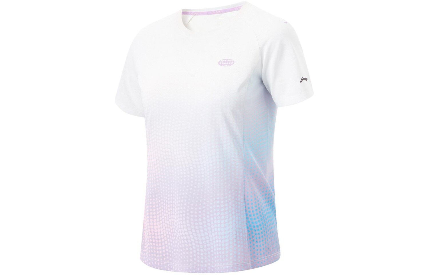 Футболка женская из коллекции Running, стандартная, белая, розовая, фиолетовая Lining
Футболка женская из коллекции Running, стандартная, белая, розовая, фиолетовая Lining