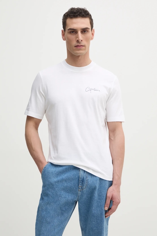 Хлопковая футболка Sisley, белый
Хлопковая футболка Sisley, белый