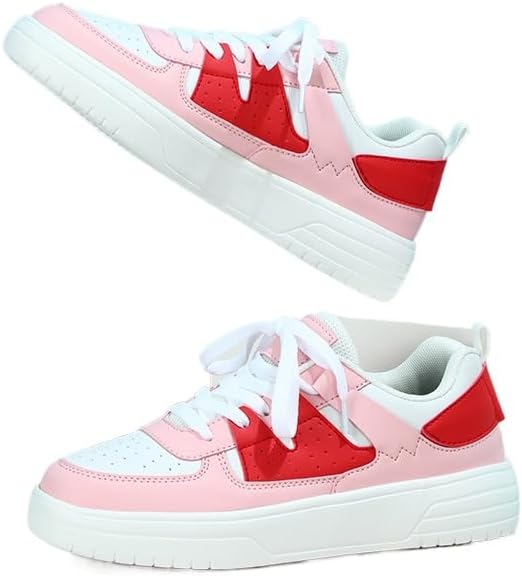 Дышащие сетчатые стильные повседневные кроссовки с амортизацией, круглый носок, шнуровка, низкие, с толстой подошвой, удобные спортивные обувь для городских прогулок, школы, вечеринок, для повседневной носки Ctkvbmeoi, белый/розовый
Дышащие сетчатые стильные повседневные кроссовки с амортизацией, круглый носок, шнуровка, низкие, с толстой подошвой, удобные спортивные обувь для городских прогулок, школы, вечеринок, для повседневной носки Ctkvbmeoi, белый/розовый