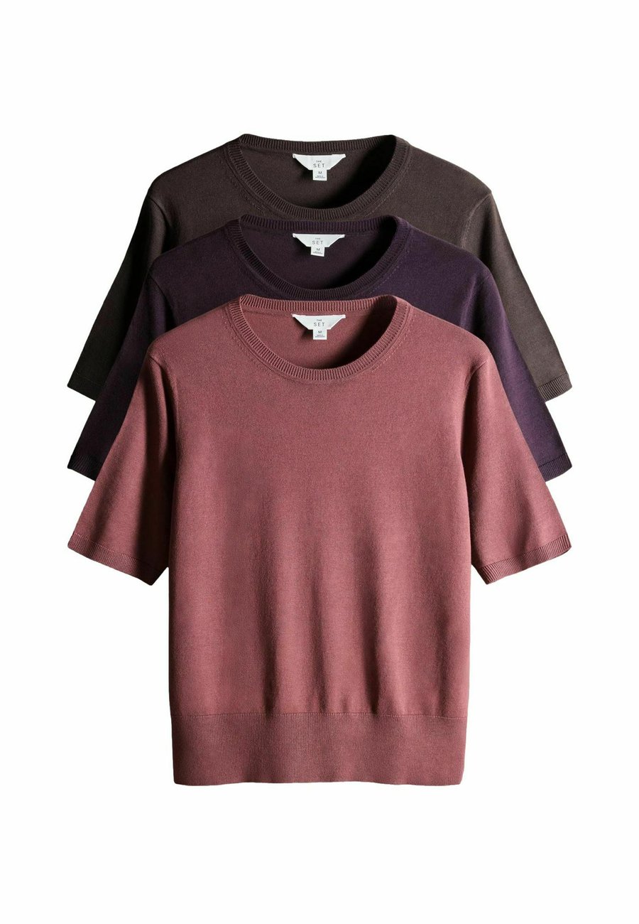 Футболка THE SET 3 PACK , Plum Dark Pink Brown/Pink
Футболка THE SET 3 PACK , Plum Dark Pink Brown/Pink