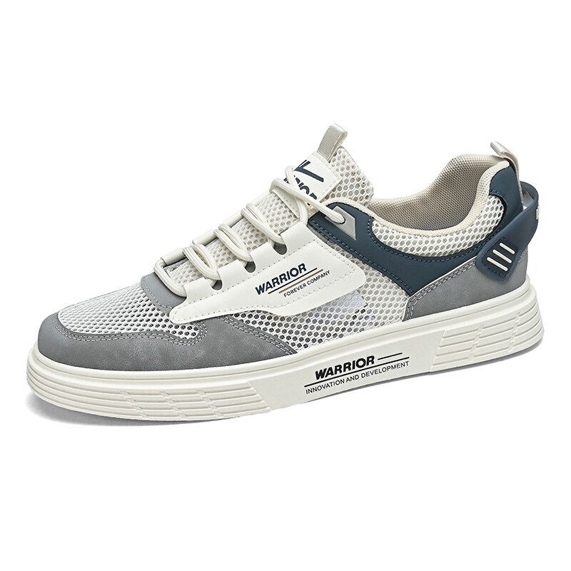 Кеды мужские, обувь для скейтбординга низкая Warrior, бежевый/серый/синий
Кеды мужские, обувь для скейтбординга низкая Warrior, бежевый/серый/синий