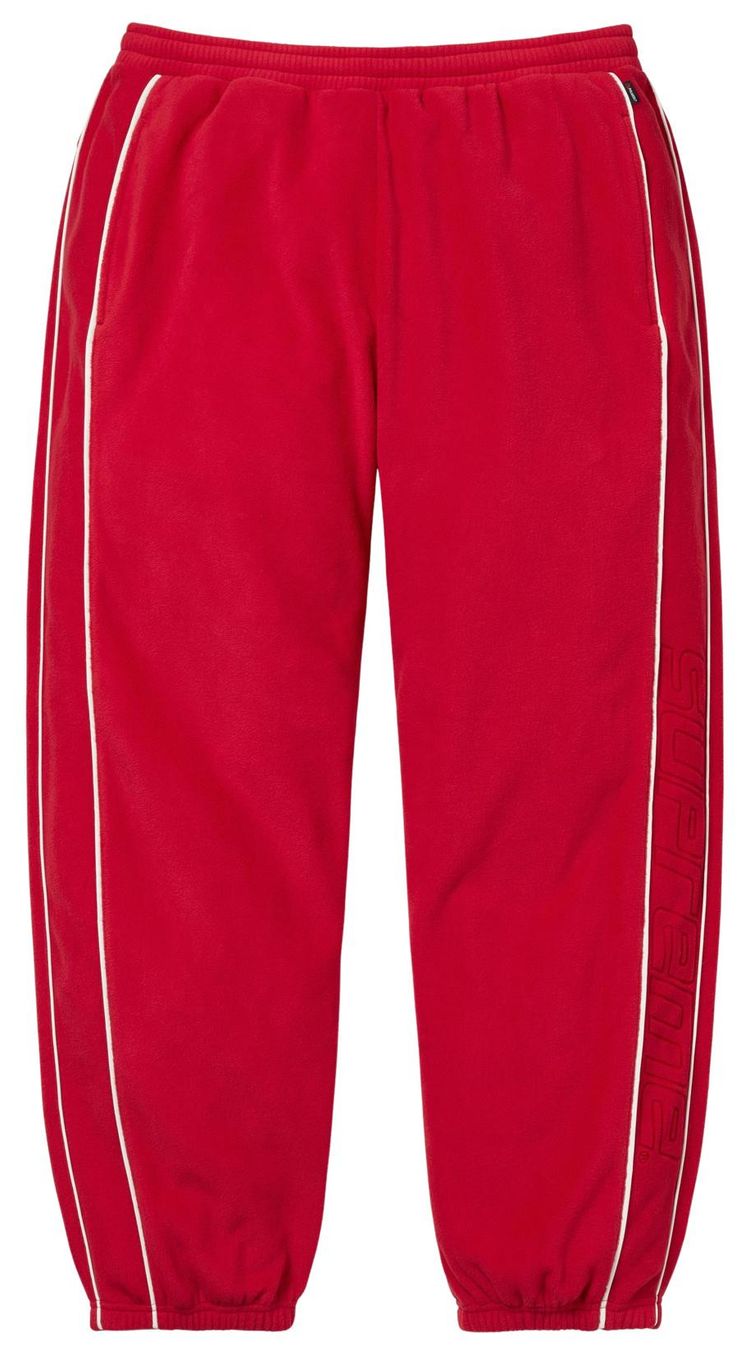 Брюки Supreme Polartec с отражающей окантовкой, красные
Брюки Supreme Polartec с отражающей окантовкой, красные