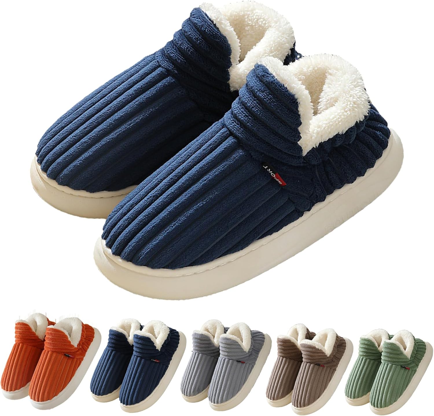 Унисекс тапочки-башмачки LZKHW на щиколотку, с флисовой подкладкой и мемори-пеной, для дома и улицы, теплые и удобные, противоскользящие облачные тапочки, темно-синий
Унисекс тапочки-башмачки LZKHW на щиколотку, с флисовой подкладкой и мемори-пеной, для дома и улицы, теплые и удобные, противоскользящие облачные тапочки, темно-синий