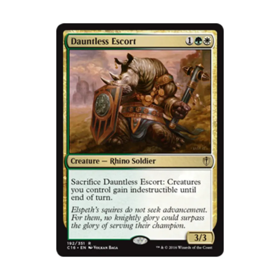 CCG Бесстрашный эскорт (клавиша R), MTG - Commander 2016
CCG Бесстрашный эскорт (клавиша R), MTG - Commander 2016