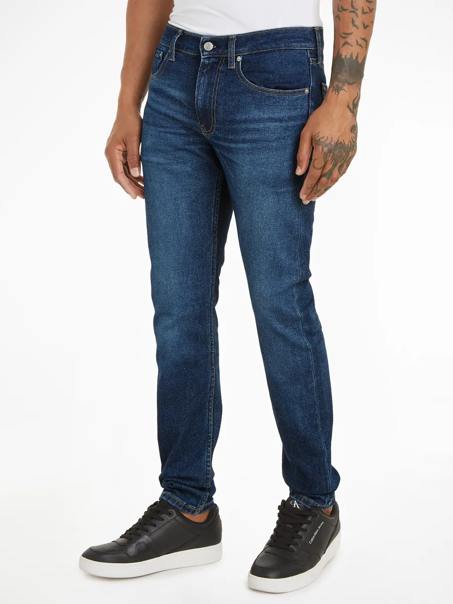 Узкие джинсы Calvin Klein Jeans SLIM TAPER классической формы с пятью карманами, джинсовый
Узкие джинсы Calvin Klein Jeans SLIM TAPER классической формы с пятью карманами, джинсовый