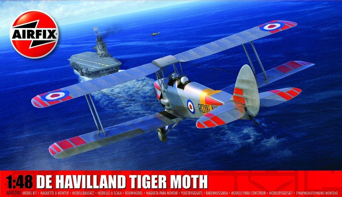 De Havilland Tiger Moth, Airfix 04104A
De Havilland Tiger Moth, Airfix 04104A