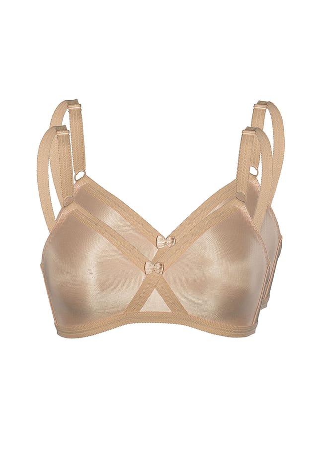 Бюстгальтер с перекрестной панелью 2 шт. в упаковке Sassa, цвет puder
Бюстгальтер с перекрестной панелью 2 шт. в упаковке Sassa, цвет puder