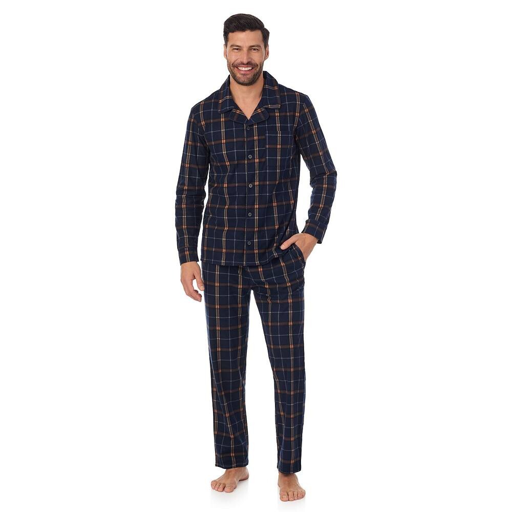 Мужской комплект из пижамного топа и пижамных штанов Cuddl Duds Cozy Lodge с вырезом на воротнике, цвет Navy Multi Plaid
Мужской комплект из пижамного топа и пижамных штанов Cuddl Duds Cozy Lodge с вырезом на воротнике, цвет Navy Multi Plaid