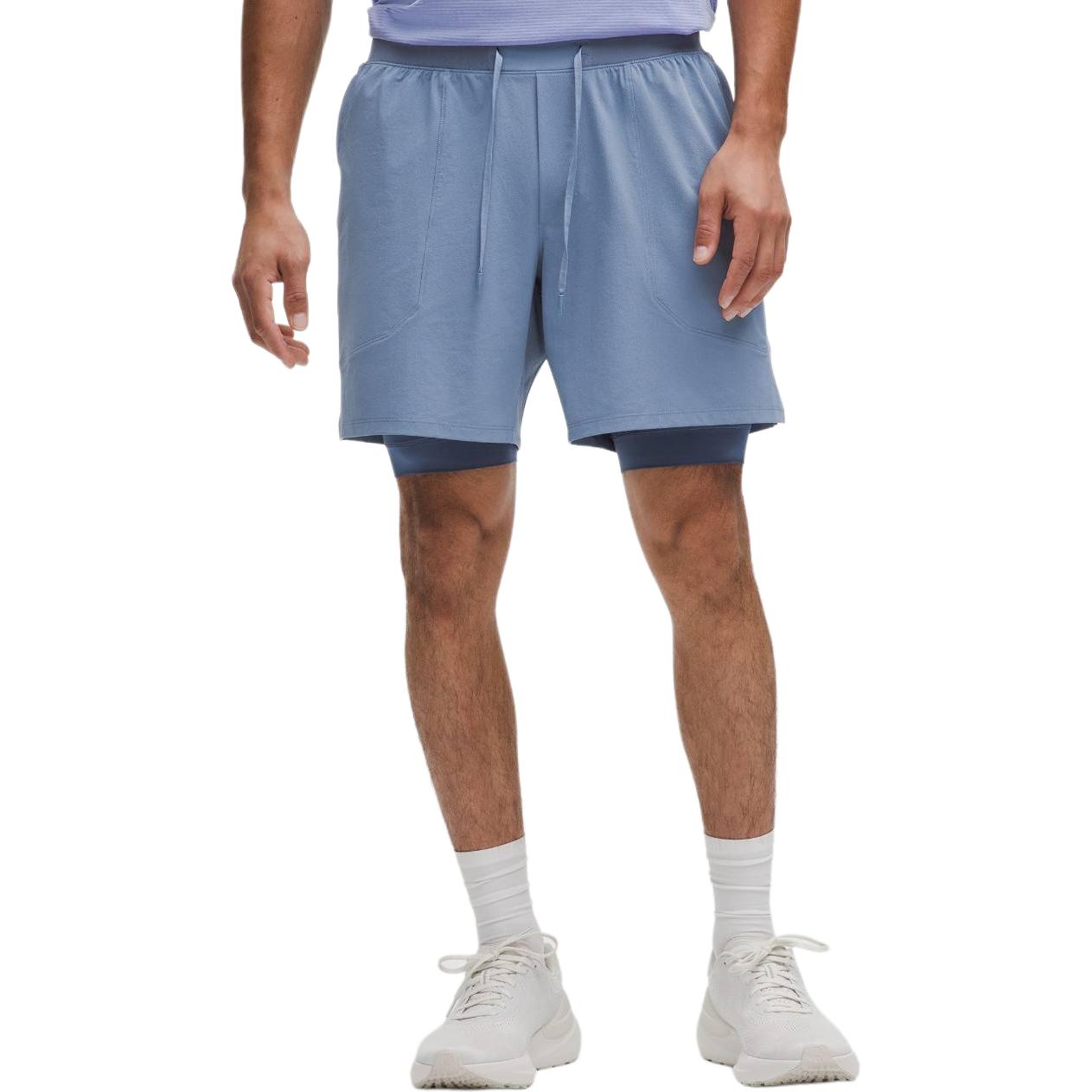 Шорты спортивные мужские license to train collection ss25 7' Lululemon, синий
Шорты спортивные мужские license to train collection ss25 7' Lululemon, синий