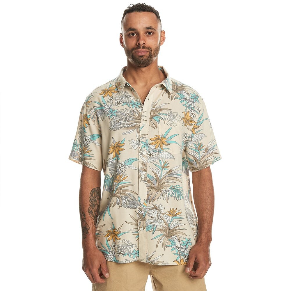 Рубашка с коротким рукавом Quiksilver Lemnas, бежевый
Рубашка с коротким рукавом Quiksilver Lemnas, бежевый