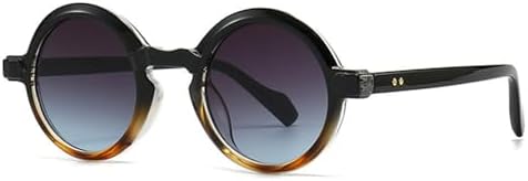 Популярные модные круглые солнцезащитные очки для женщин, ретро-градиентные очки с защитой от УФ-излучения UV400, модные панк-очки с заклепками для мужчин MTZJH, Black Grey Blue
Популярные модные круглые солнцезащитные очки для женщин, ретро-градиентные очки с защитой от УФ-излучения UV400, модные панк-очки с заклепками для мужчин MTZJH, Black Grey Blue