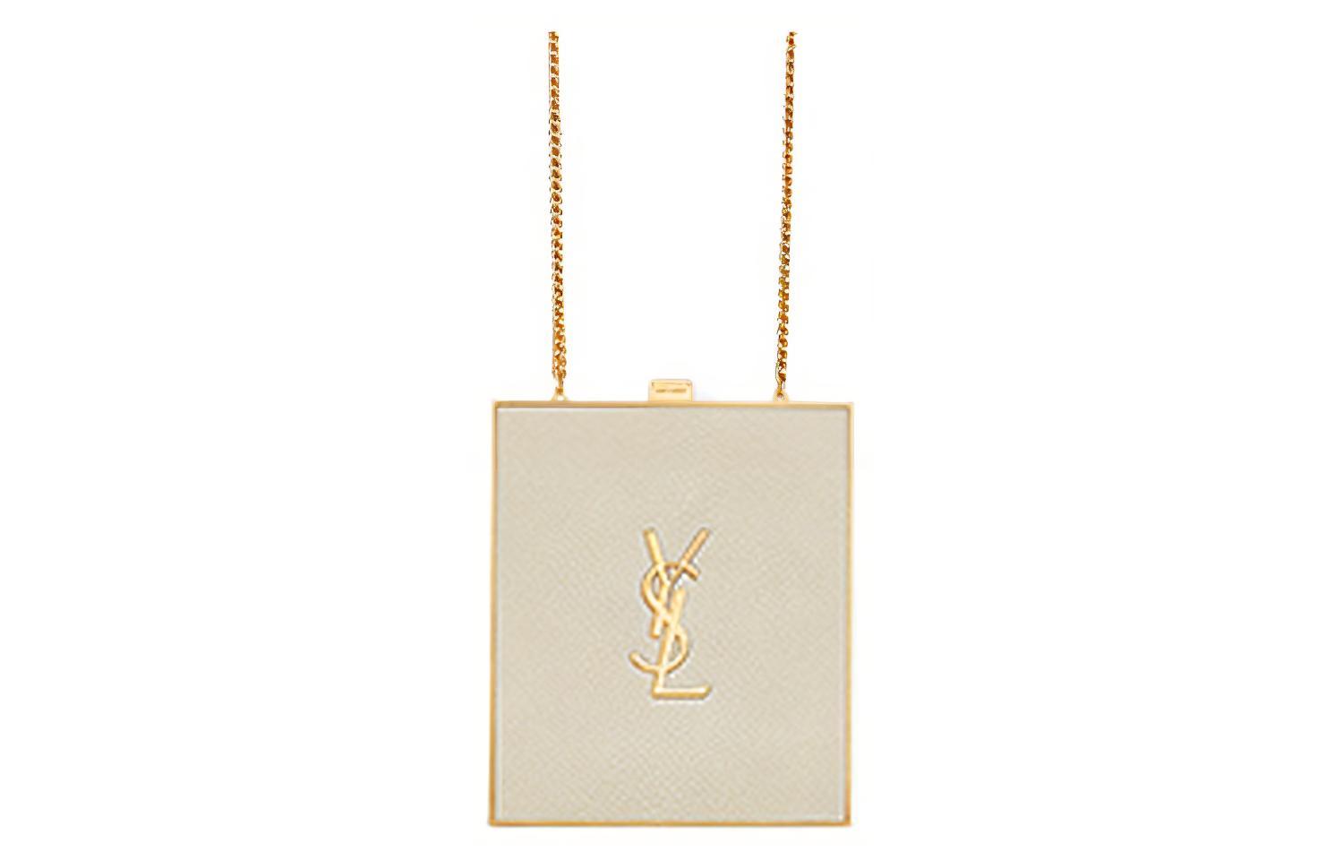 Кожаная сумка-бокс через плечо на ремне женская белая SAINT LAURENT
Кожаная сумка-бокс через плечо на ремне женская белая SAINT LAURENT