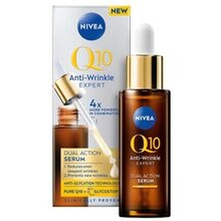 NIVEA Q10 Anti-Wrinkle Expert Сыворотка для лица двойного действия 30 мл
NIVEA Q10 Anti-Wrinkle Expert Сыворотка для лица двойного действия 30 мл