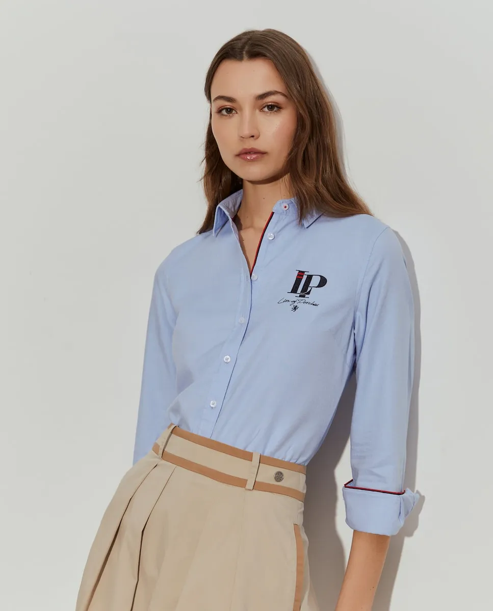 Женская оксфордская рубашка из хлопка Lion Of Porches, светло-голубой
Женская оксфордская рубашка из хлопка Lion Of Porches, светло-голубой