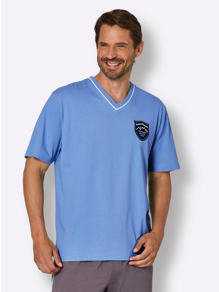 Пижамная рубашка средне-синего цвета WITT WEIDEN
Пижамная рубашка средне-синего цвета WITT WEIDEN